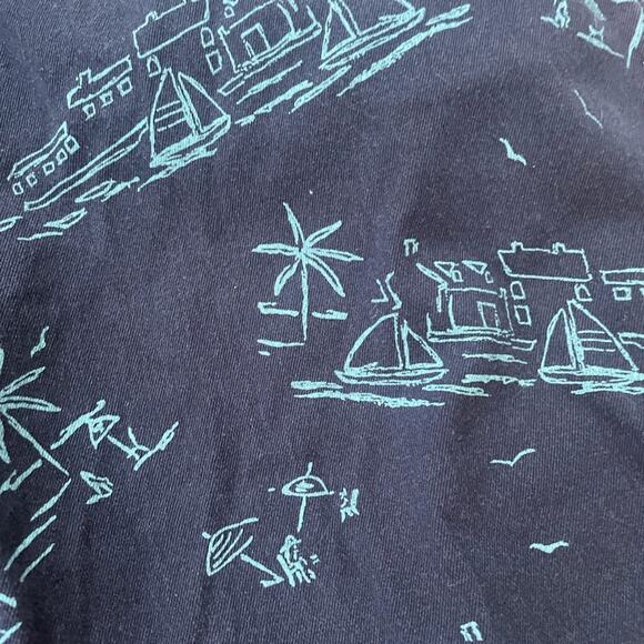 J.CREW SHORTS stretch -palm tree vacation size 35 inseam 9 - Picture 3 of 8